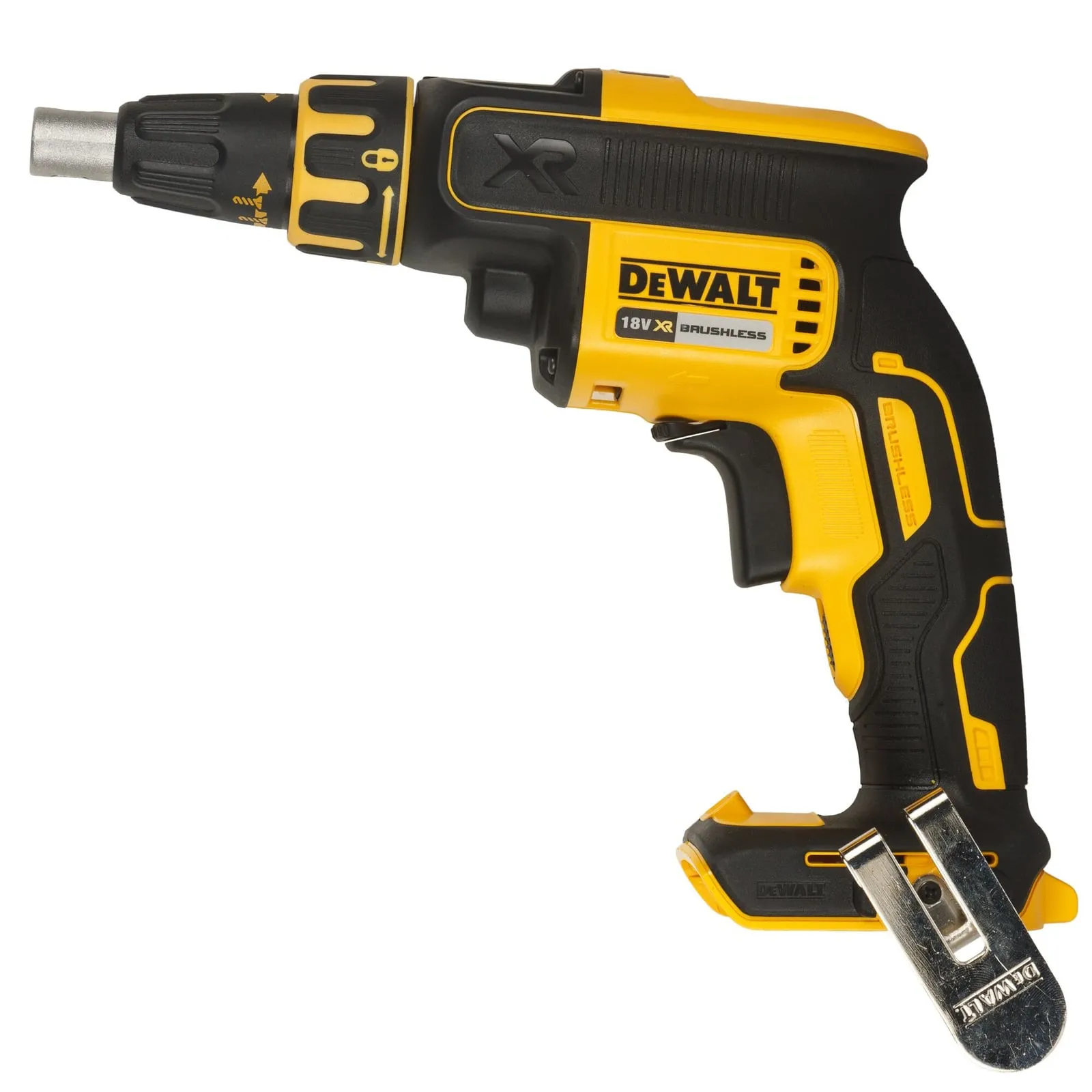Obeng drywall brushless DeWALT DCF620 18V XR — unit tanpa baterai