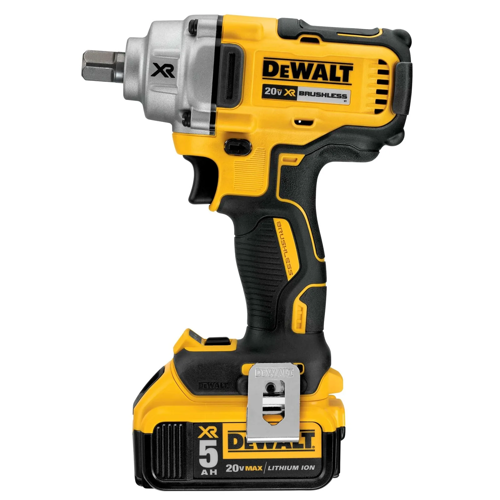 Impact wrench 1/2" DeWALT DCF894 18V XR dengan baterai 5,0 Ah