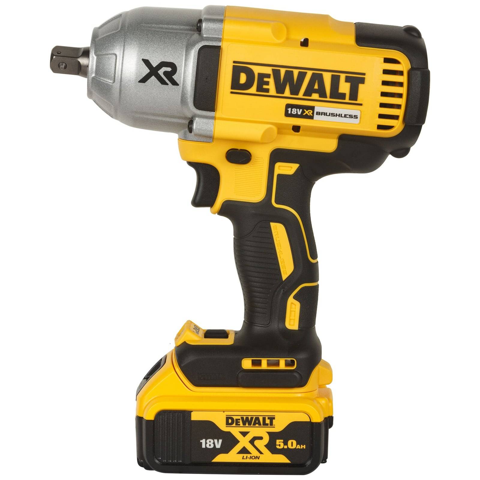 Impact wrench DeWALT DCF899 dengan baterai 5,0 Ah