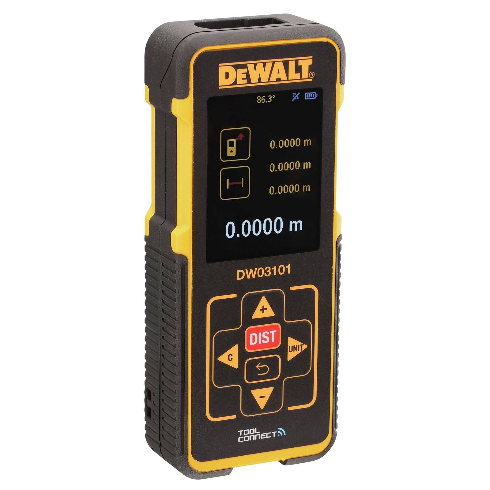 Pengukur jarak laser DeWALT DW03101 100 m Bluetooth