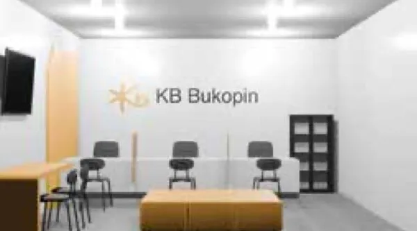 3D render of a bank teller room