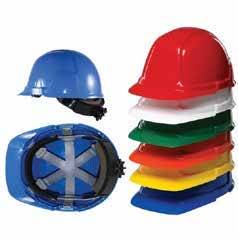Helm safety NSA Warden V-Gard warna merah, putih, hijau, oranye, kuning dan biru