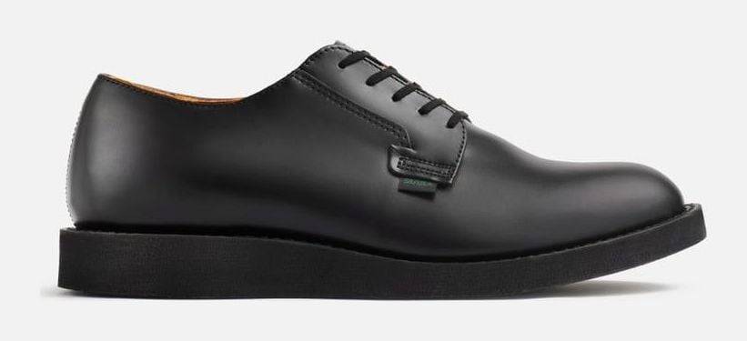 Sepatu Red Wing Postman Oxford #101 kulit Black Chaparral