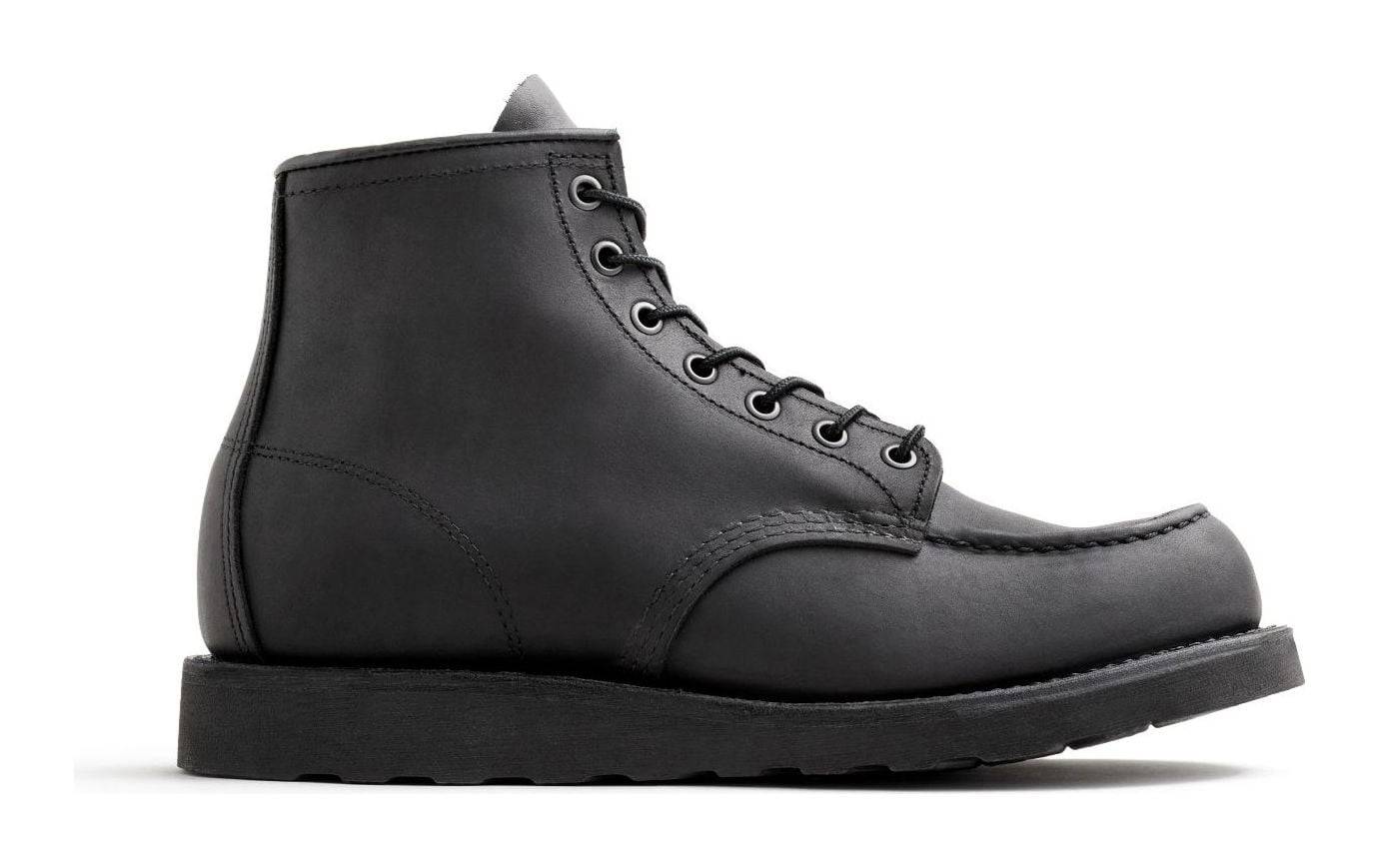 Boots Red Wing Classic Moc #8074 kulit Black Harness