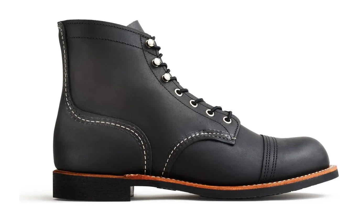Boots Red Wing Iron Ranger #8084 kulit Black Harness