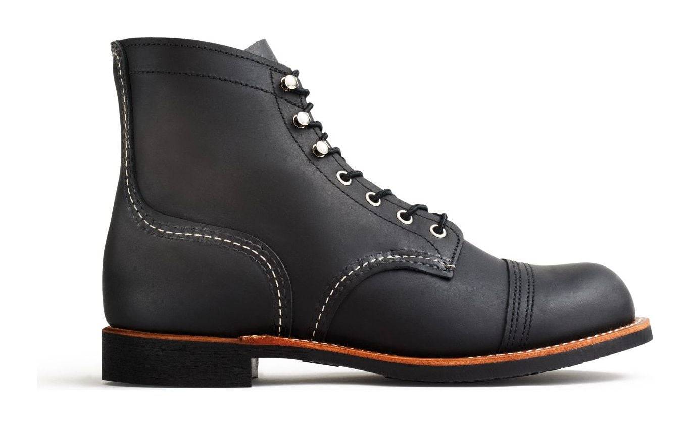 Boots Red Wing Iron Ranger #8084 kulit Black Harness