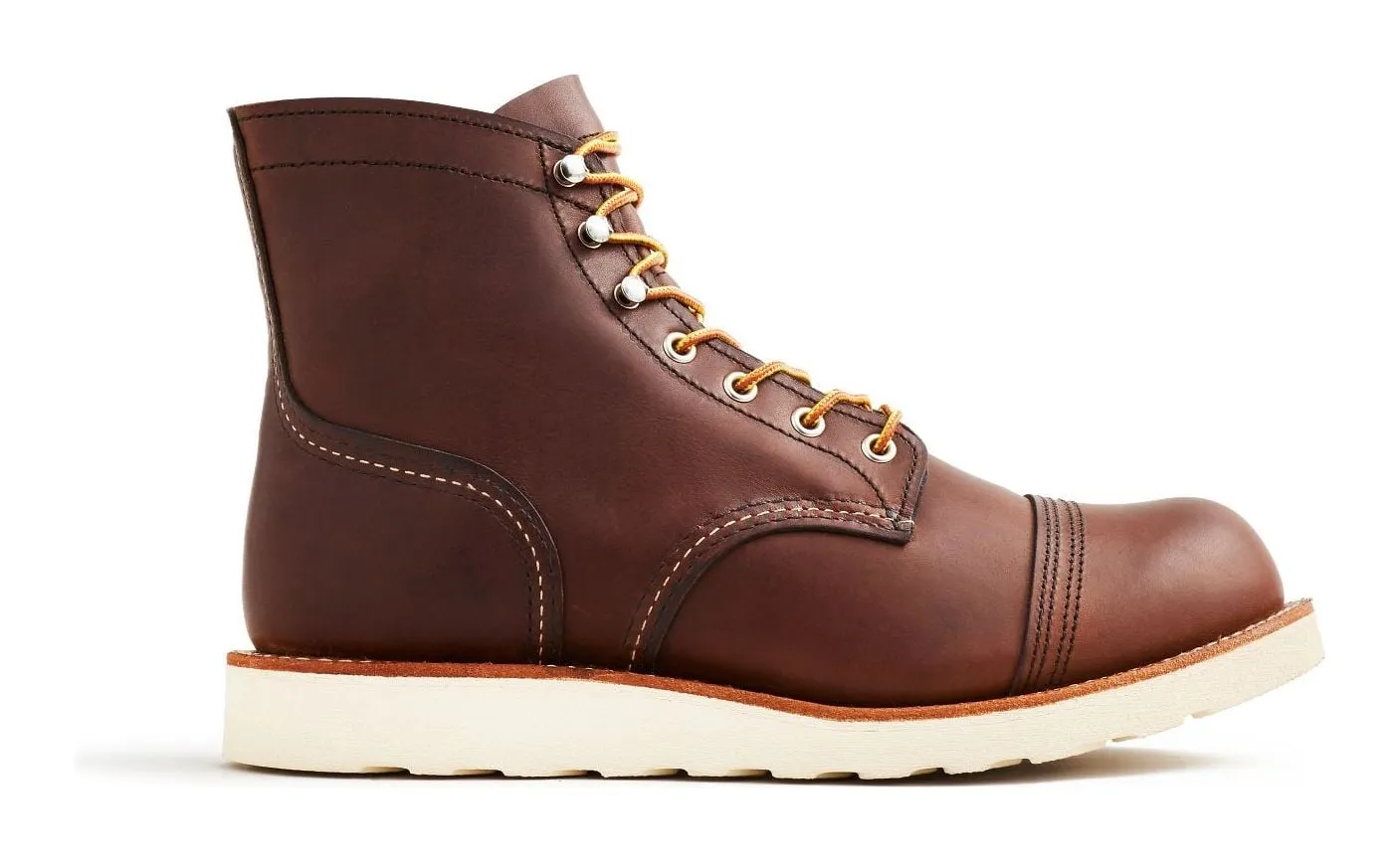 Boots Red Wing Iron Ranger Traction Tred #8088 kulit Amber Harness