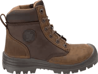 Safety boot mid-cut Safety Jogger Works nubuck cokelat