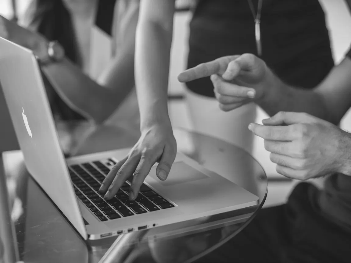 Avenix team reviewing a project