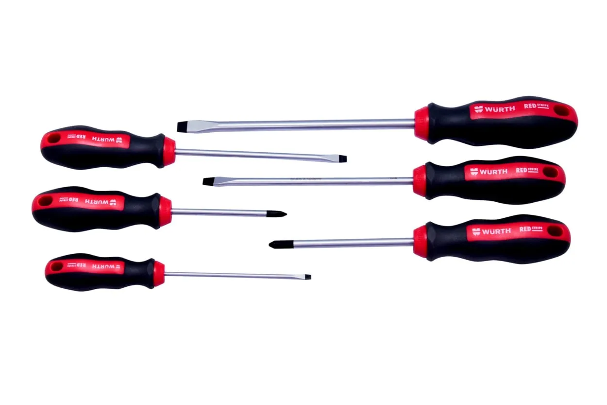 Set obeng Würth RED STRIPE 6 pcs, art. 575194227